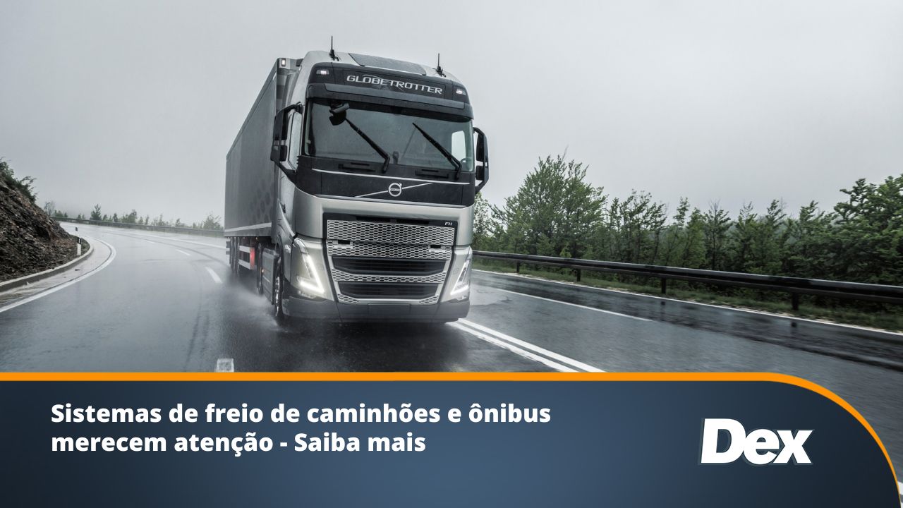 Sistemas de freio de caminhões e ônibus merecem atenção - Saiba mais