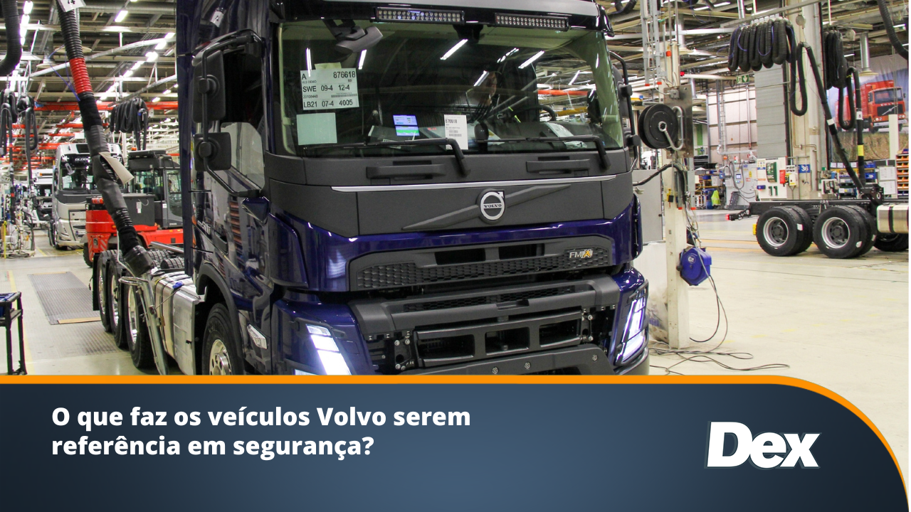 O que faz os veículos Volvo serem referência em segurança?