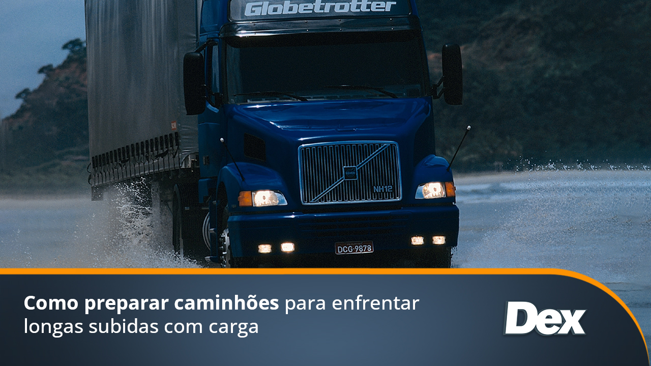 Como preparar caminhões para enfrentar longas subidas com carga