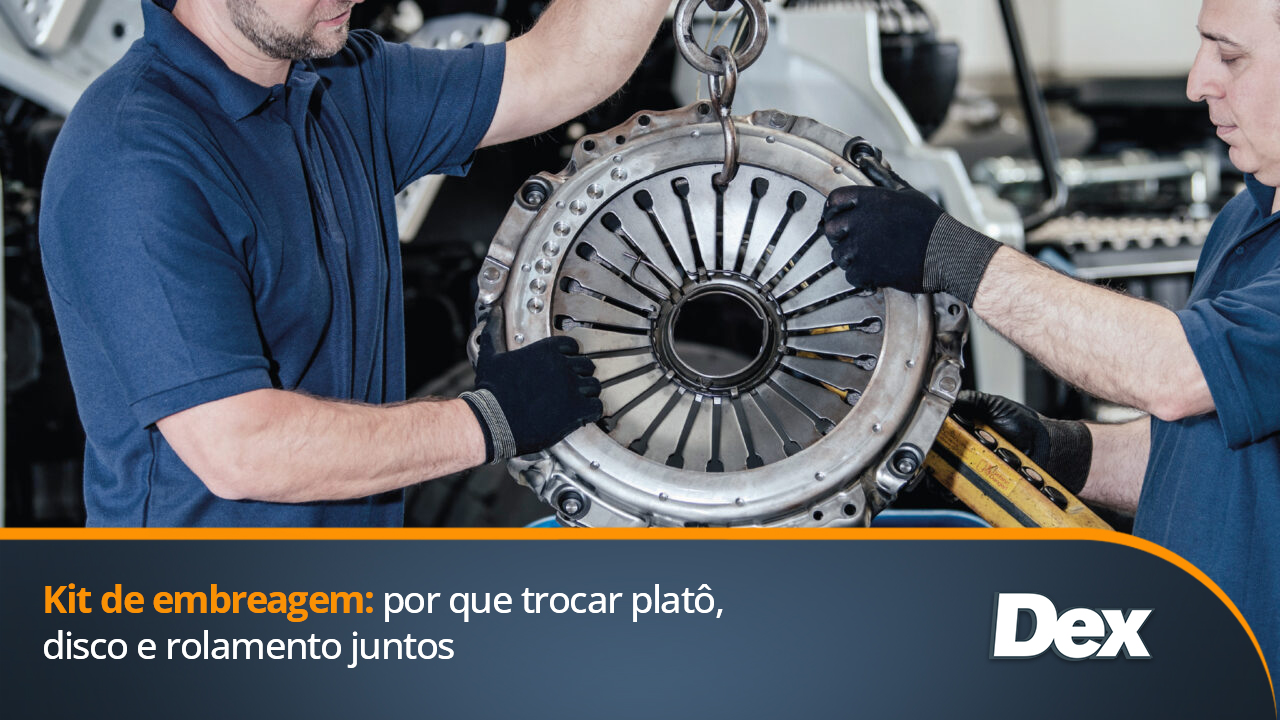 Kit de embreagem: por que trocar plat&ocirc;, disco e rolamento juntos